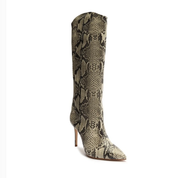 Schutz Maryana Snakeskin Boots - Picture 4 of 13
